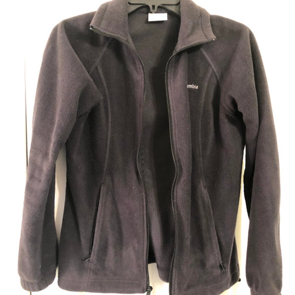 Columbia Black Zip Jacket